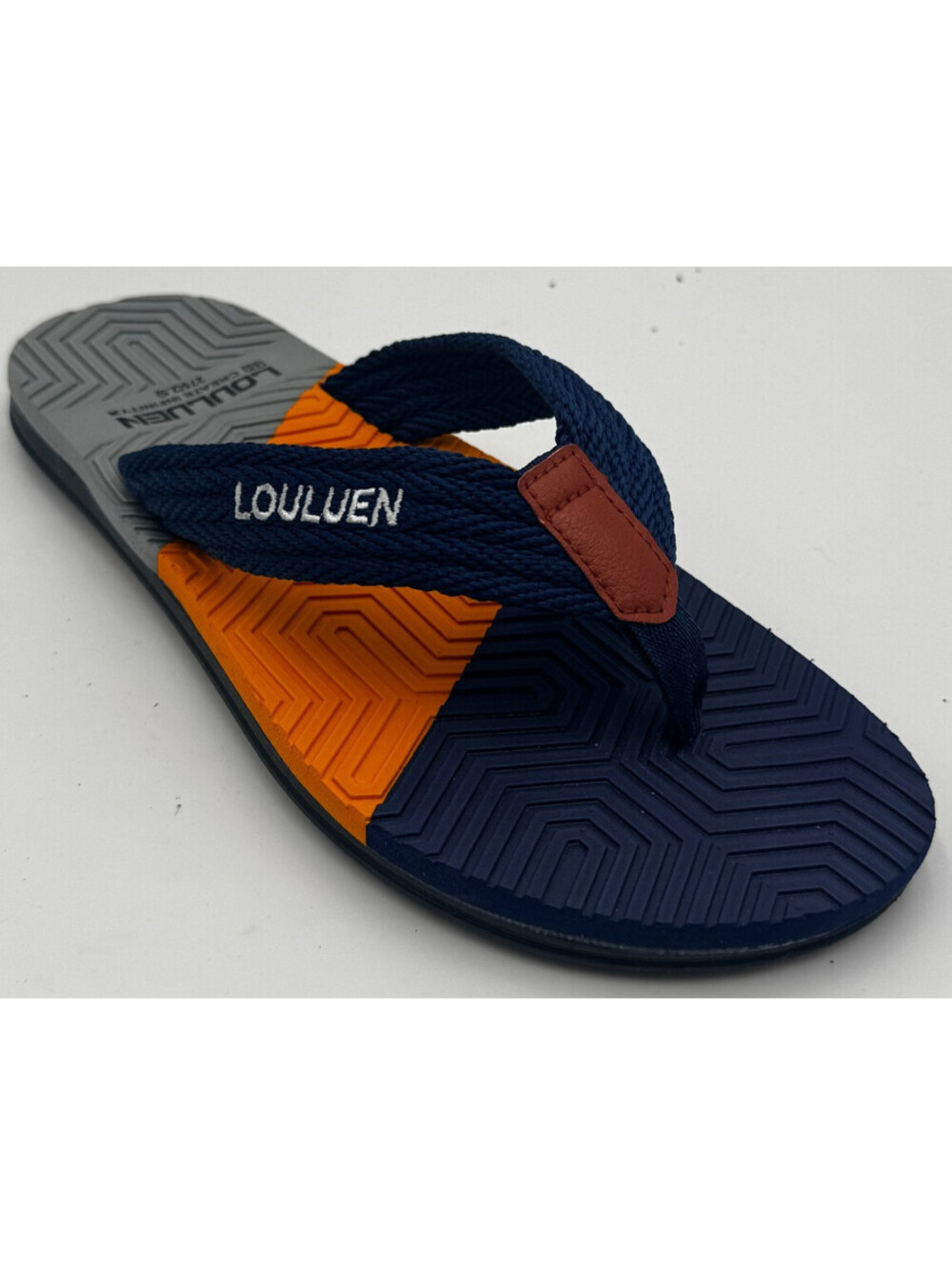 Louluen Create Infinity Mens Flip Flop Size 11.5  Arch Support Thong Sandals
